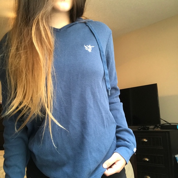 Vans Tops - Vans Waffled Long Sleeve Pullover